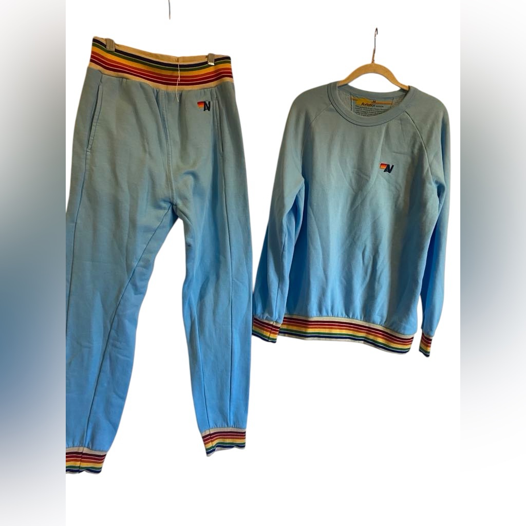 Nwt Aviator Nation Sweatshirts And Joggers Set Size M
